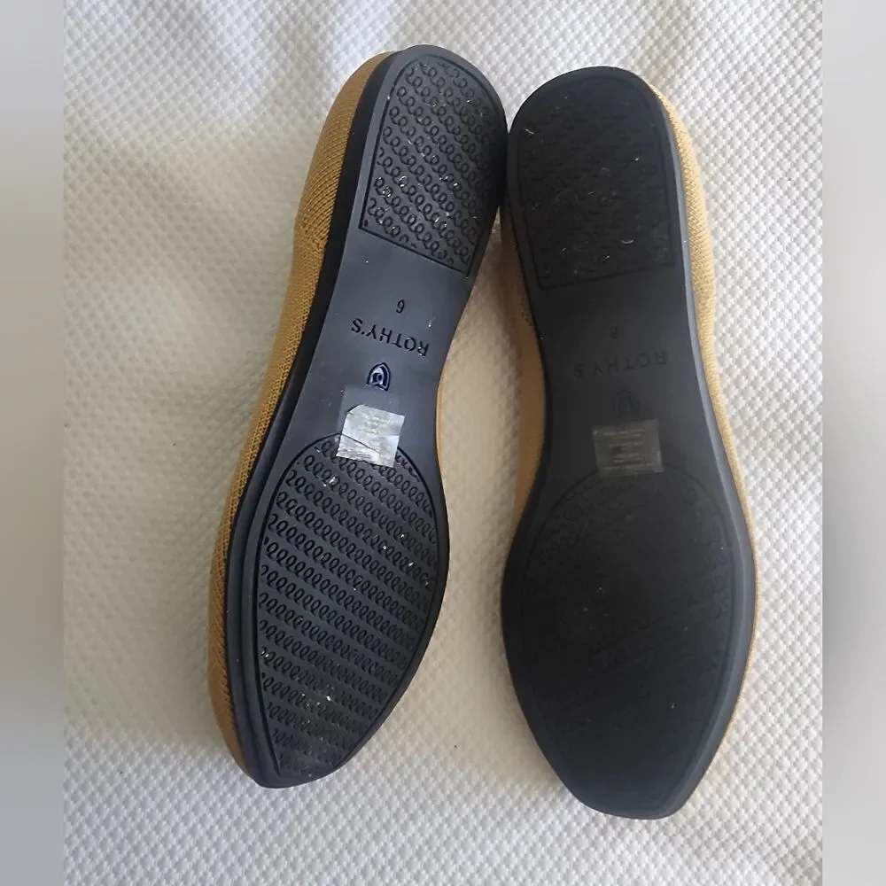 Rothy's Women's Yellow Flats - Picture 6 of 10